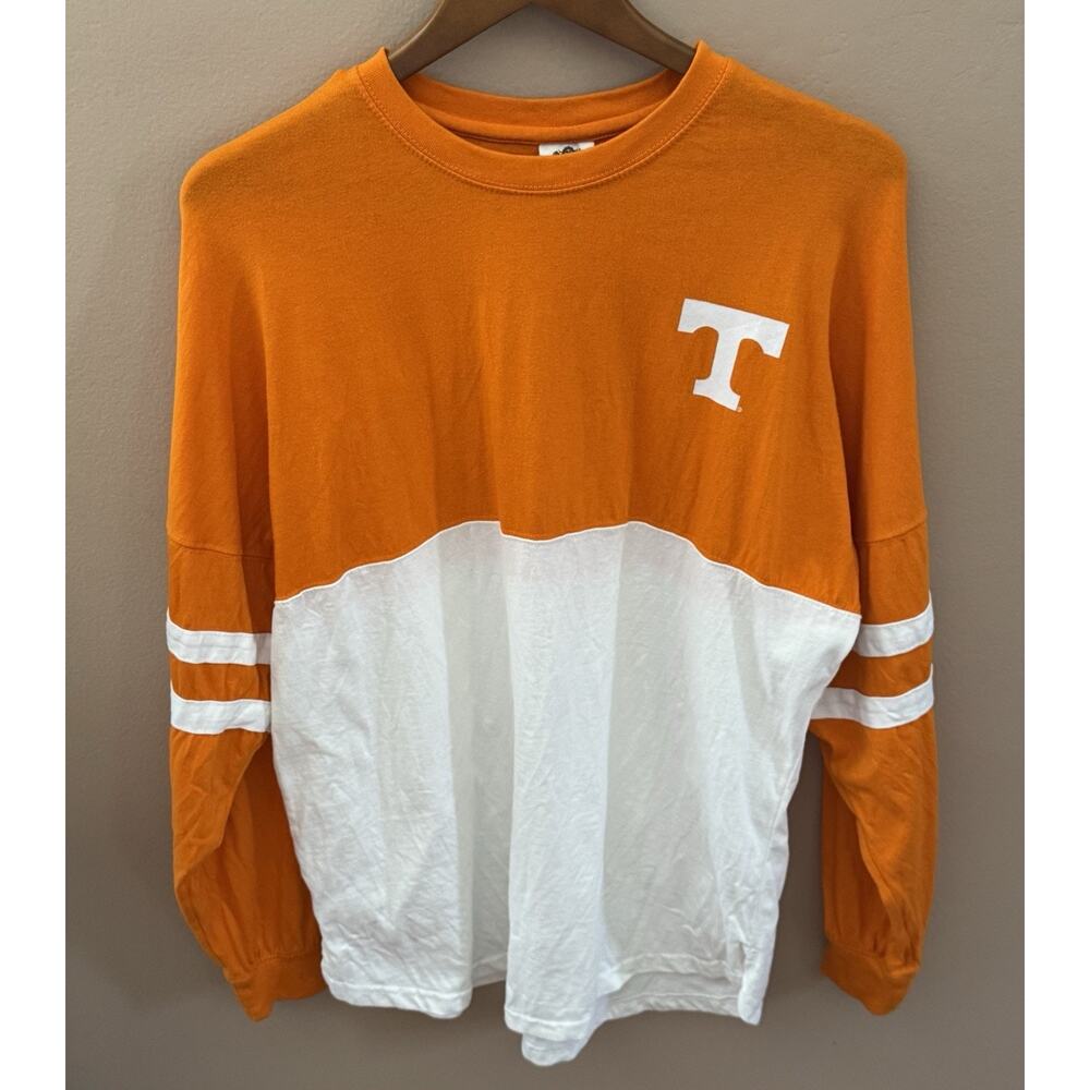 Tennessee Volunteers Men XL Orange Long Sleeve Shirt Raised letters